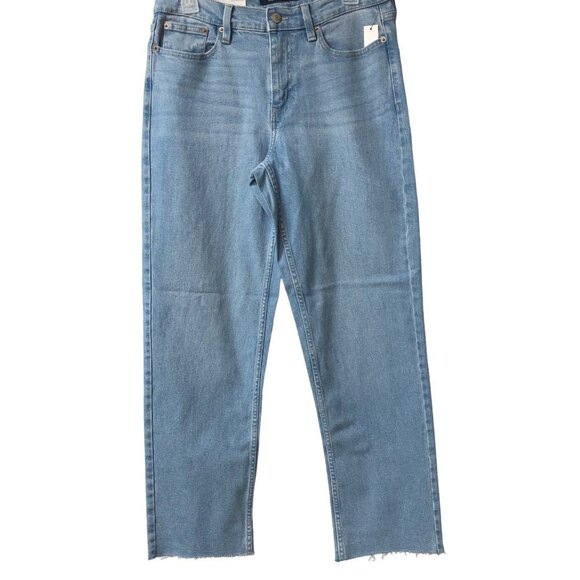 CALVIN KLEIN HIGH VINTAGE STRAIGHT JEANS NEW WITH TAG - Picture 3 of 14